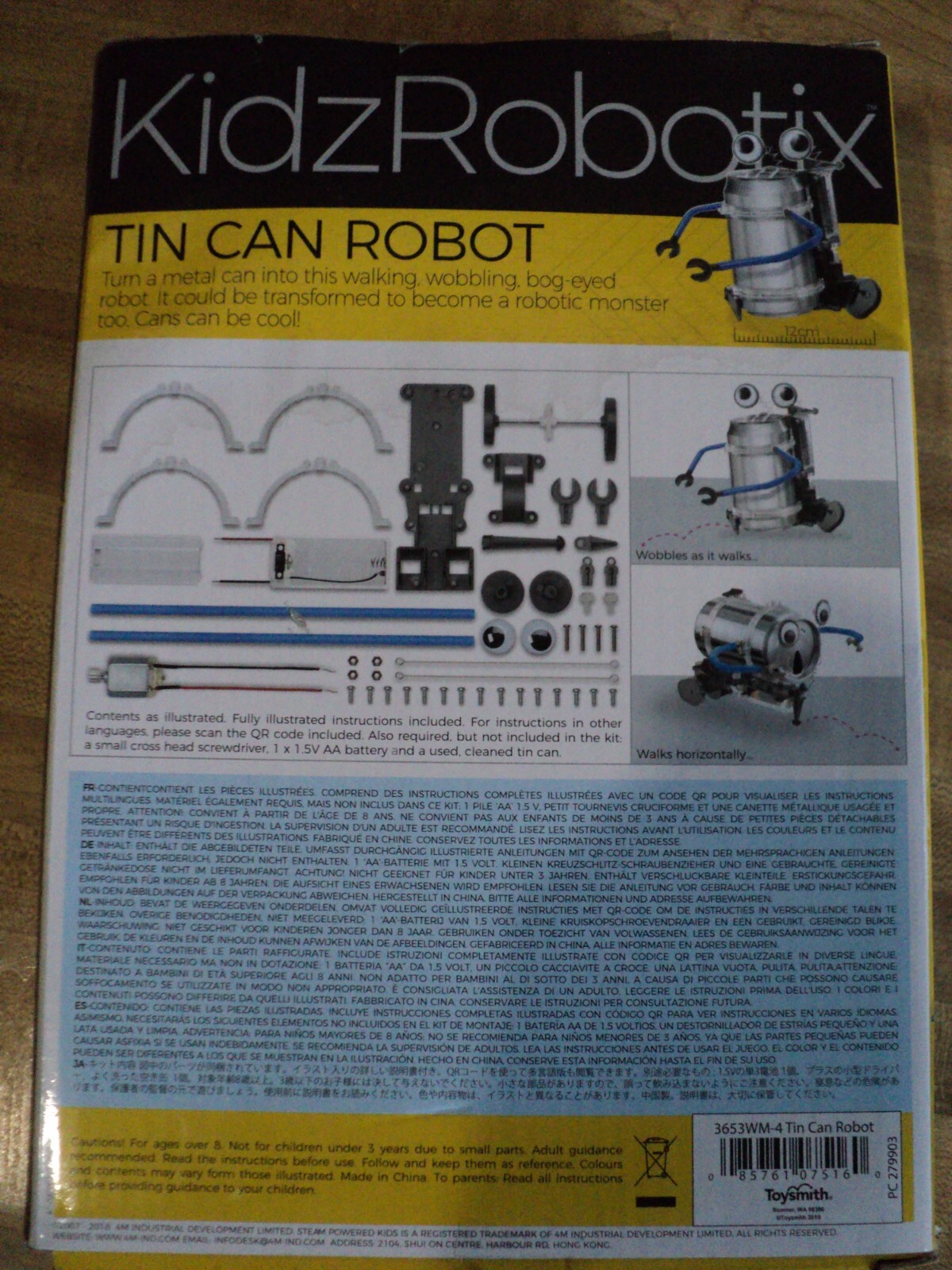 KidzRobotix Tin Can Robot New in Box FREE SHIPPING