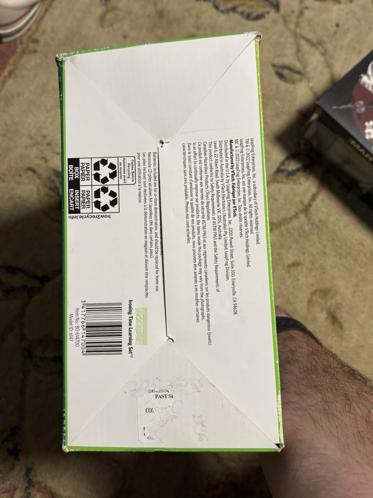 New LEAPFROG Ironing Time Learning Set – Motion-Sensing Play Toy 18mo+ See Desc