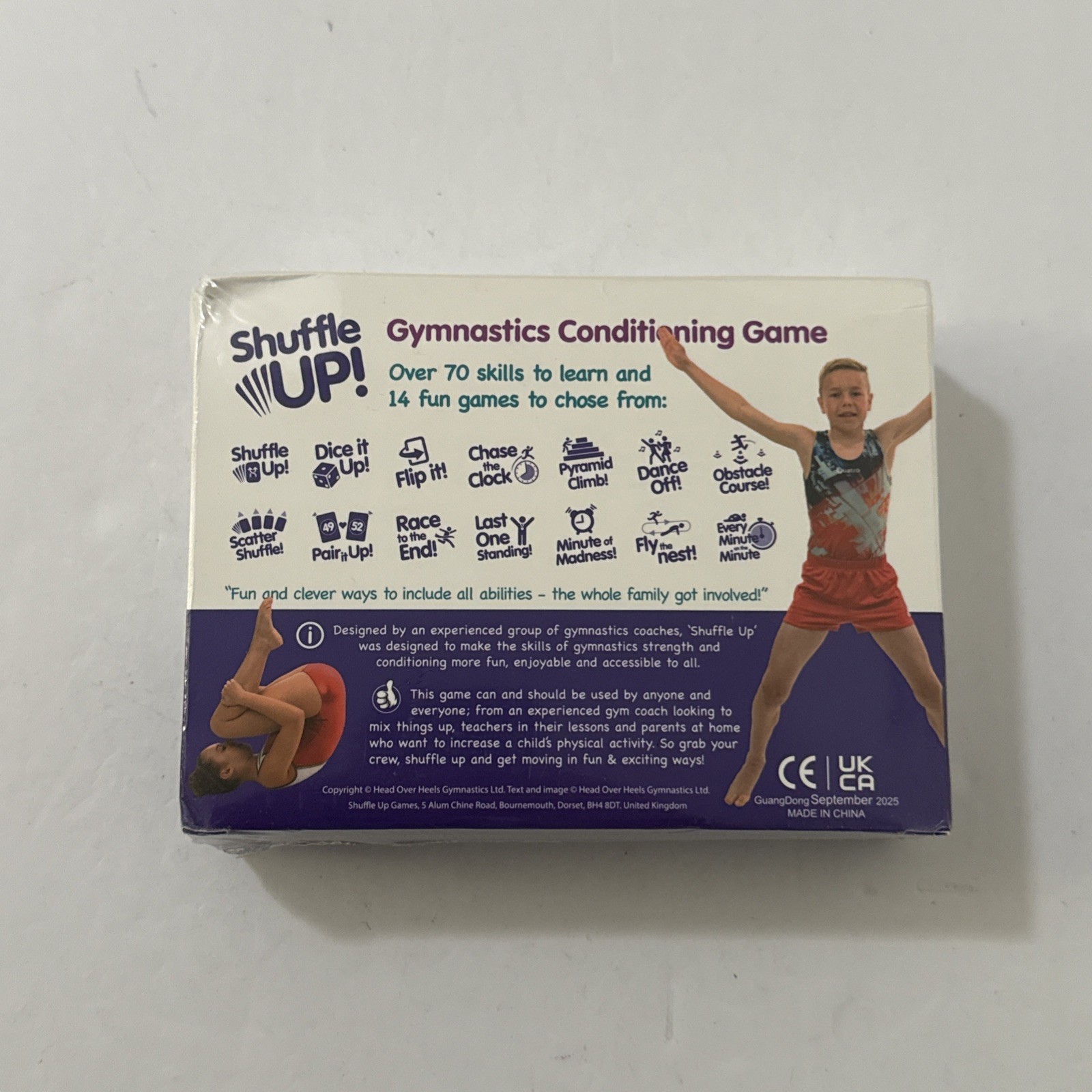 Shuffle Up! Gymnastics Conditioning Card Game Fitness 70 Skills 14 Fun Games NEW