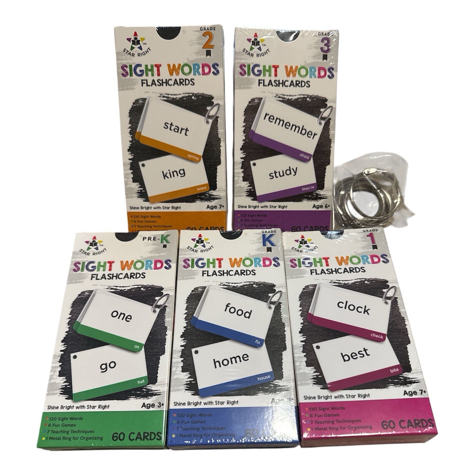 Star Right Sight Words 5 Levels From Pre-K Through 3rd Grade