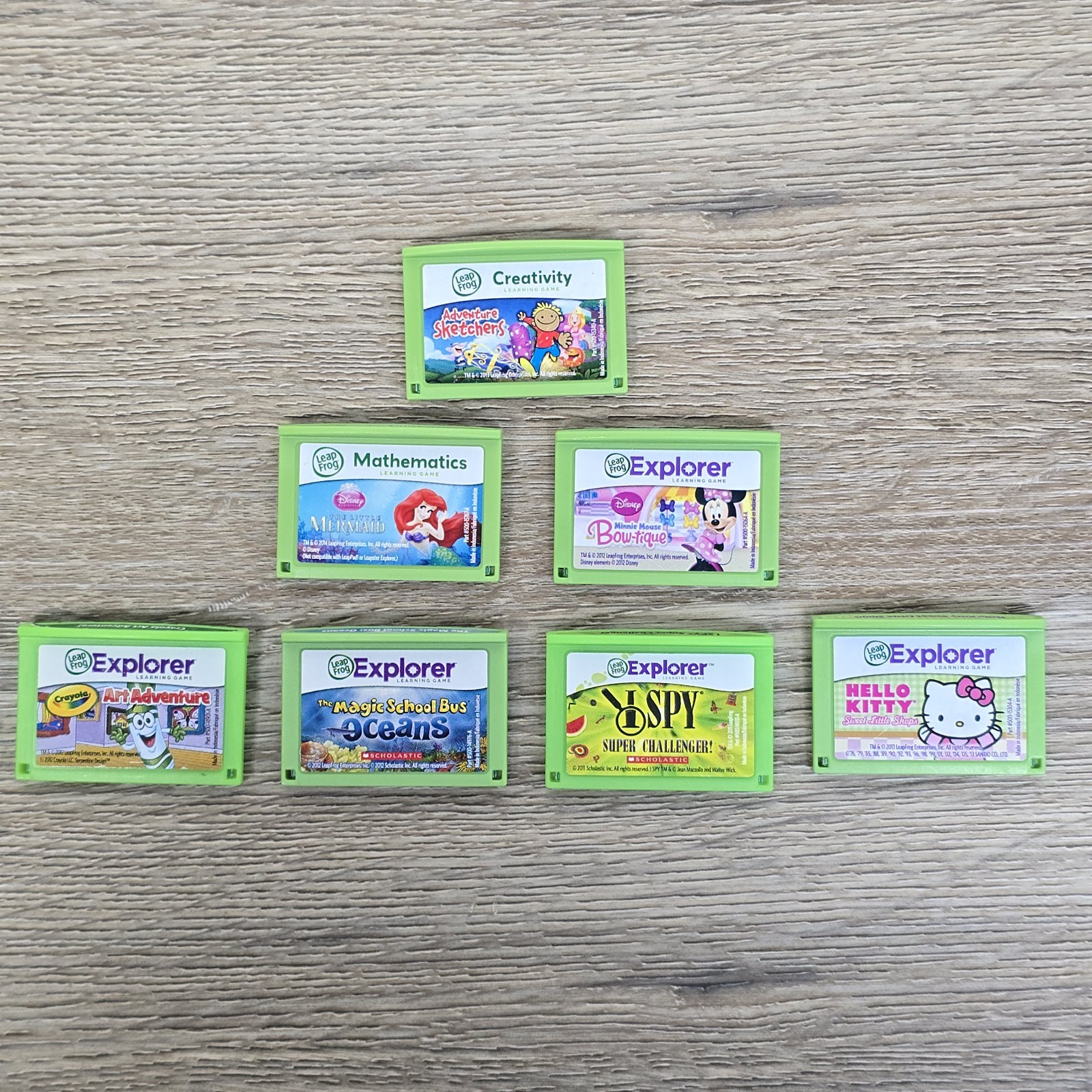 LeapFrog Leap Pad 2 Kids Tablet, Purple Carrying Case, 7 Games Lot Working