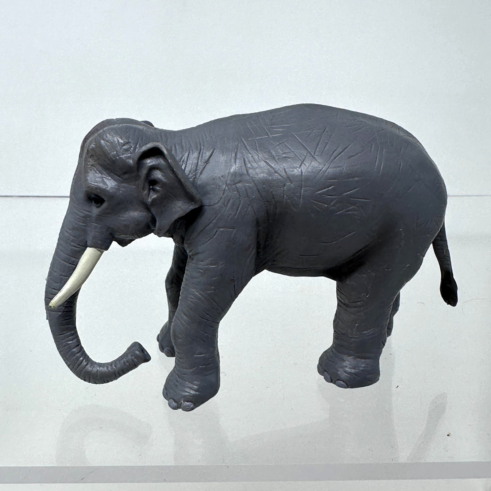 Battat Terra African Elephant Figure Gray Wildlife Zoo Jungle Animal Figurine 5″