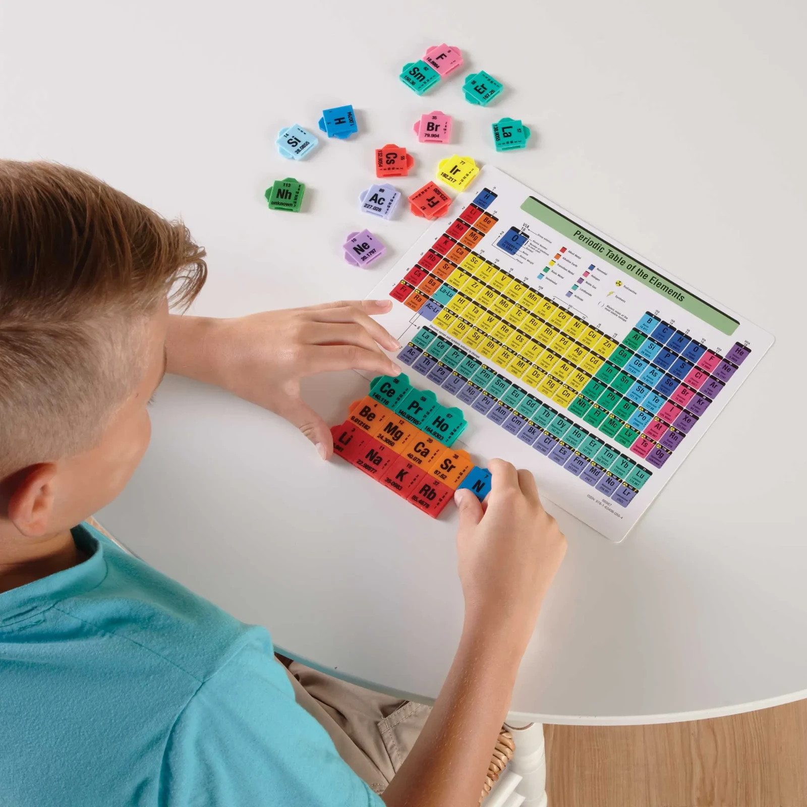 ETA Hand 2 Mind Periodic Table Color Connecting Tiles Hand2Mind Science Activity