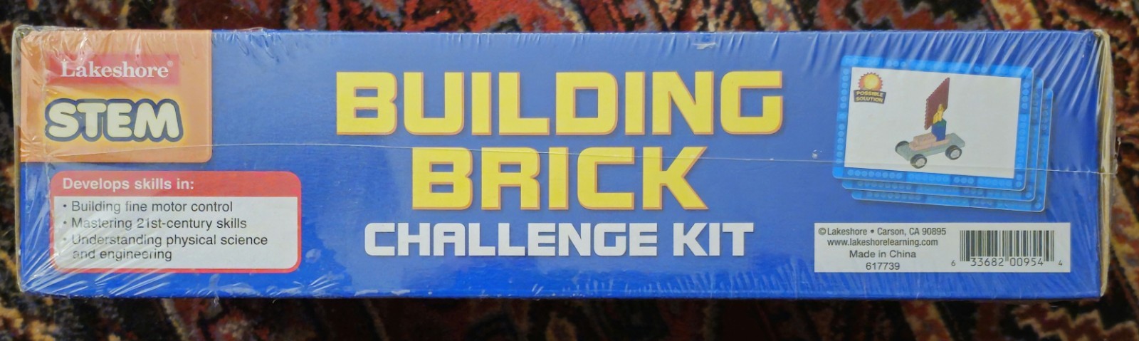 Lakeshore STEM Building Brick Challenge Kit – TT758 Ages 4-7 NEW/Sealed Box