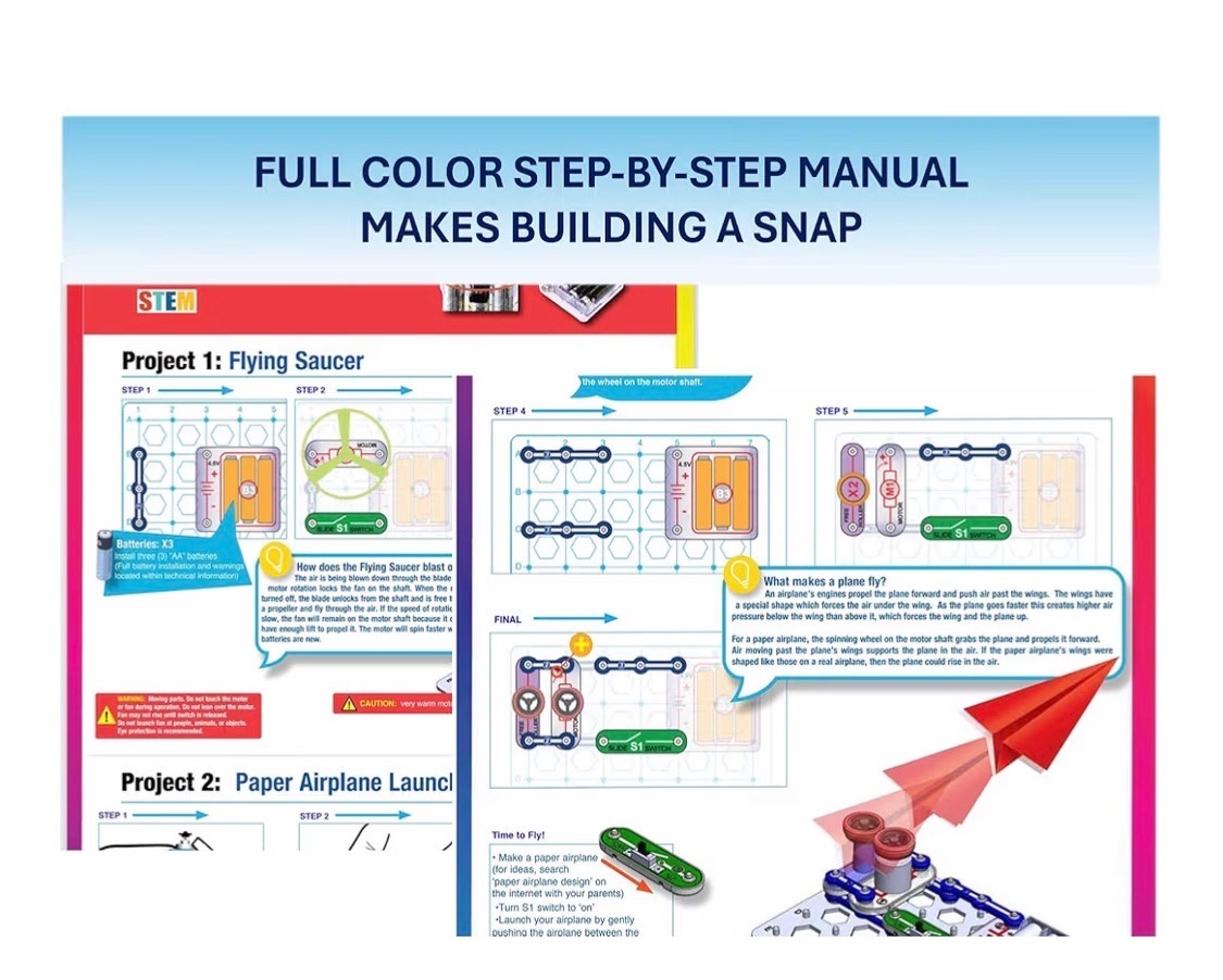 Flight Deck Science/STEM Toy kit | Ages 8+ | Construction Gift for Boys and G…