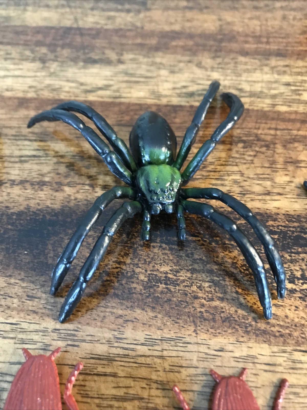 VTG Rubber Insect Bug Spider Beetles lot Figure Toy Educational Play