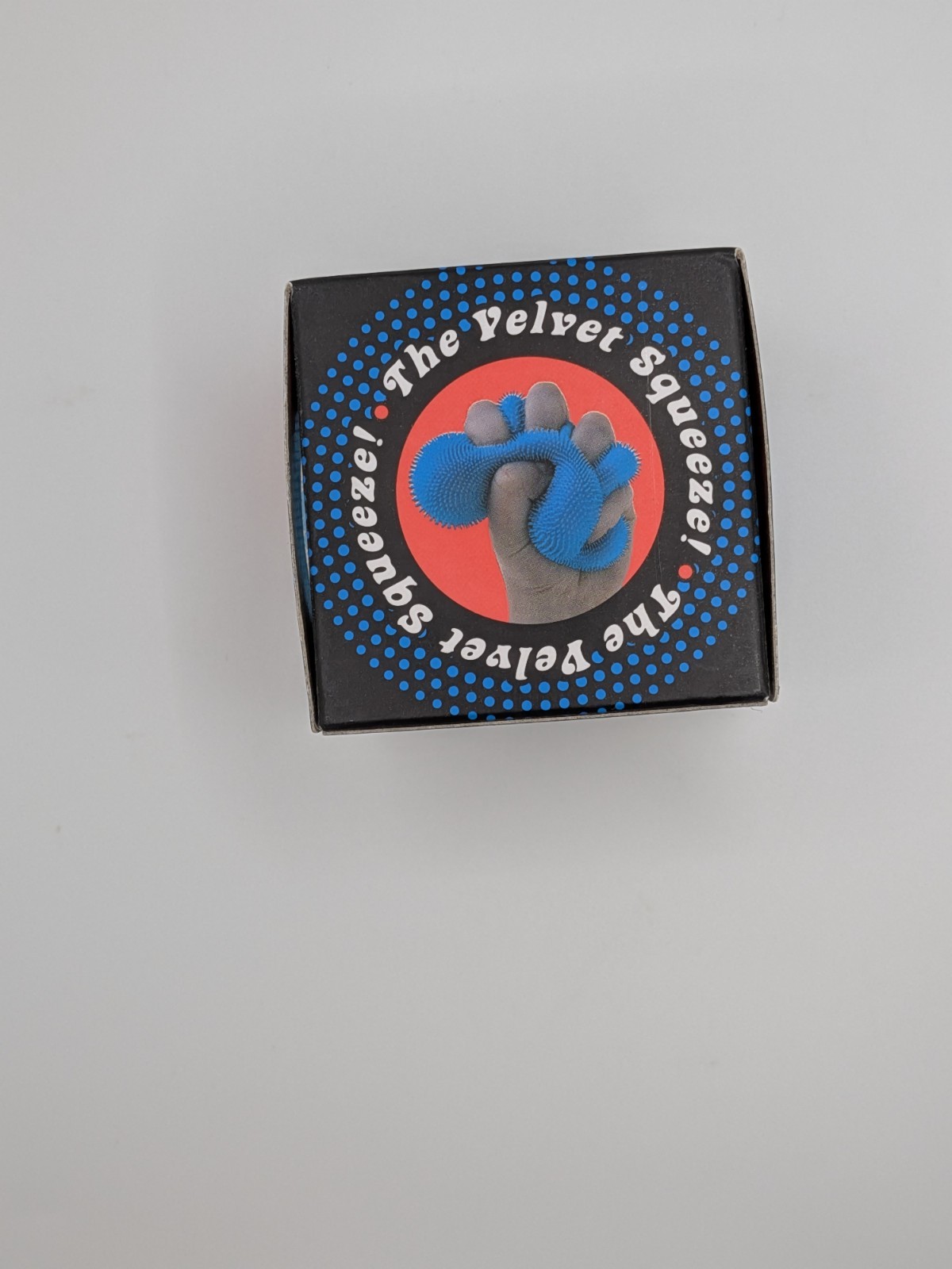 Nee Doh Needoh FUZZ BALL The Velvet Squeeze Fuzzball NEW Blue