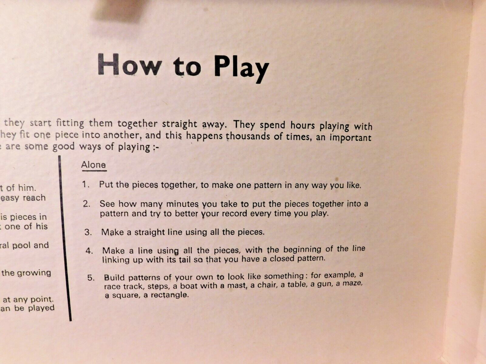 Vintage Condor Domi Numbers Math Educational Game 1960’s