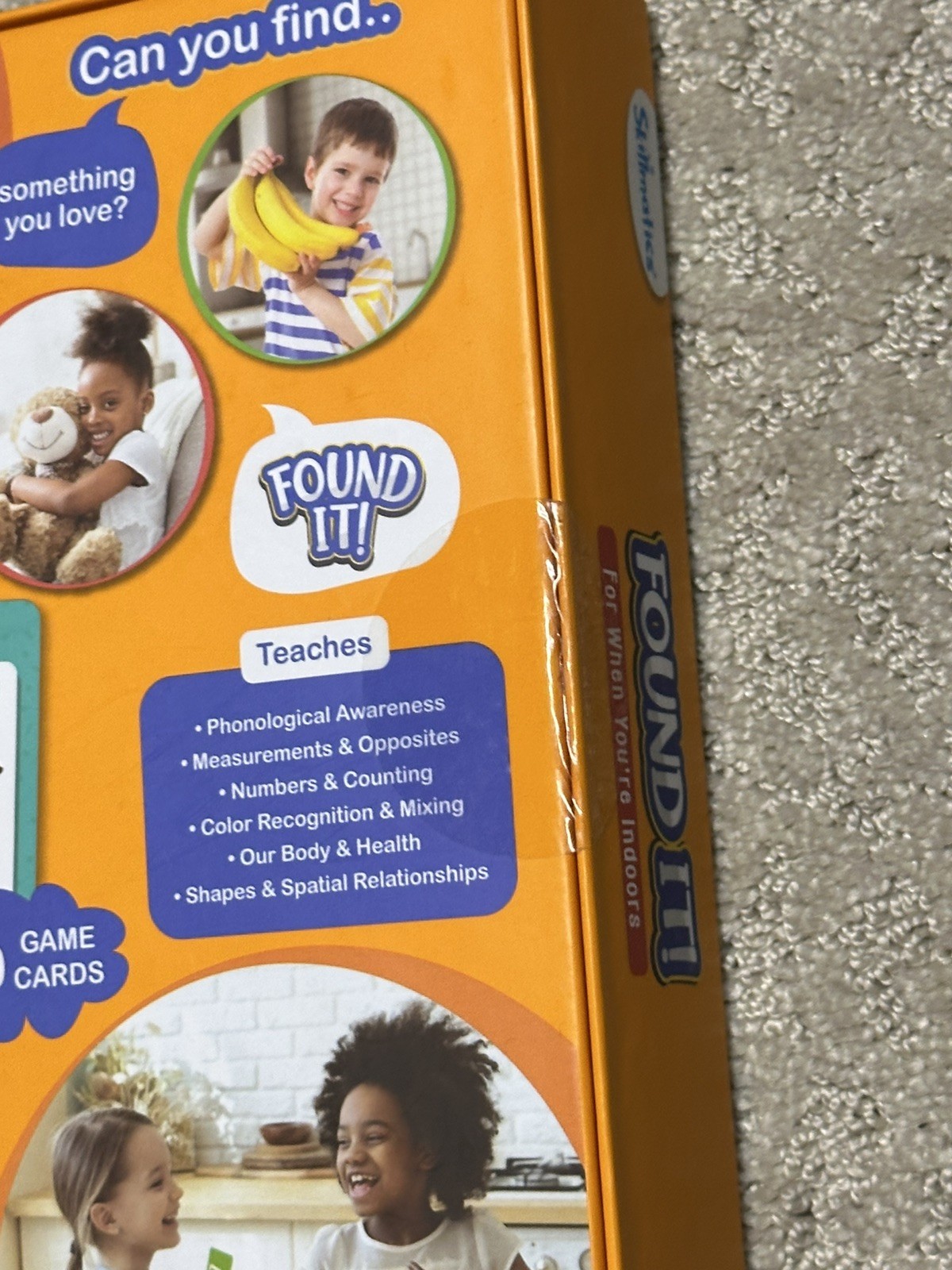 Skillmatics Card Game Found It! Indoor Edition NEW in Package Sealed Educational