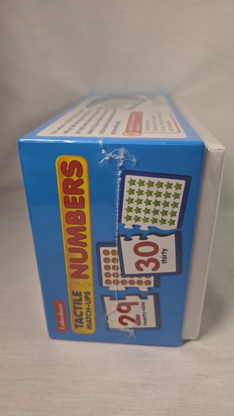 Lakeshore Learning Tactile Number Match Ups Numbers 1-30 NEW HH396