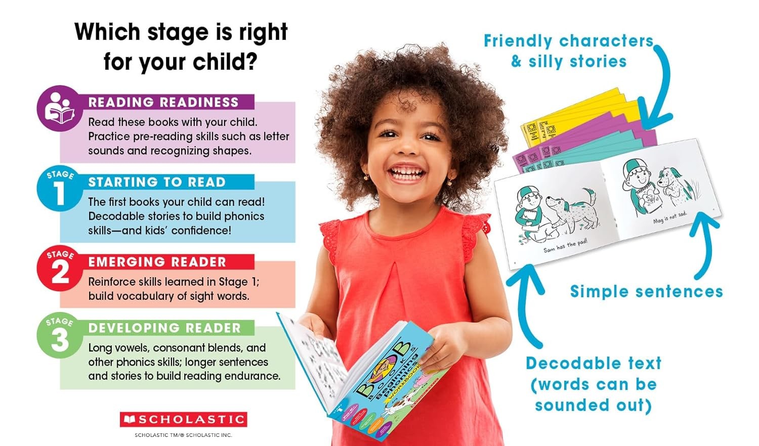Bob Books – Set 1: Beginning Readers Box Set | Phonics, Ages 4 and up, Kindergar