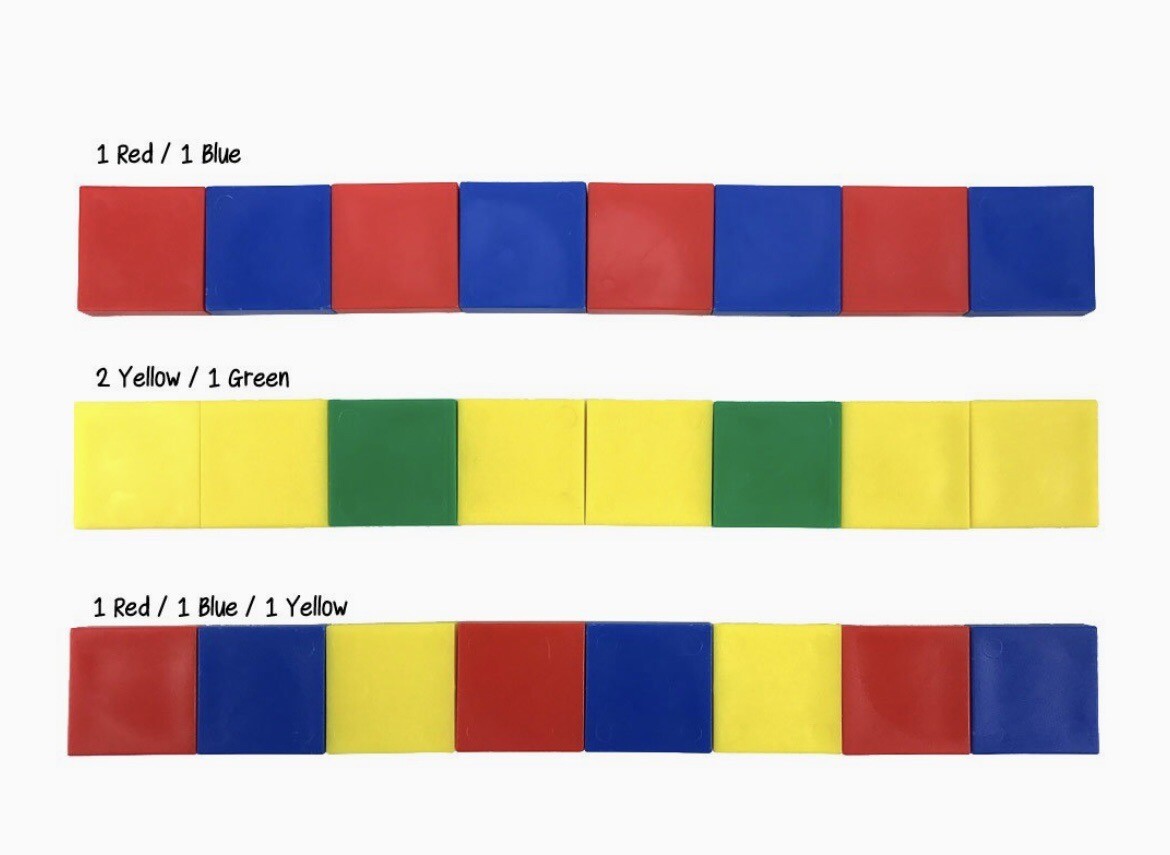 Plastic Color Tiles-400 Manipulatives For Kids