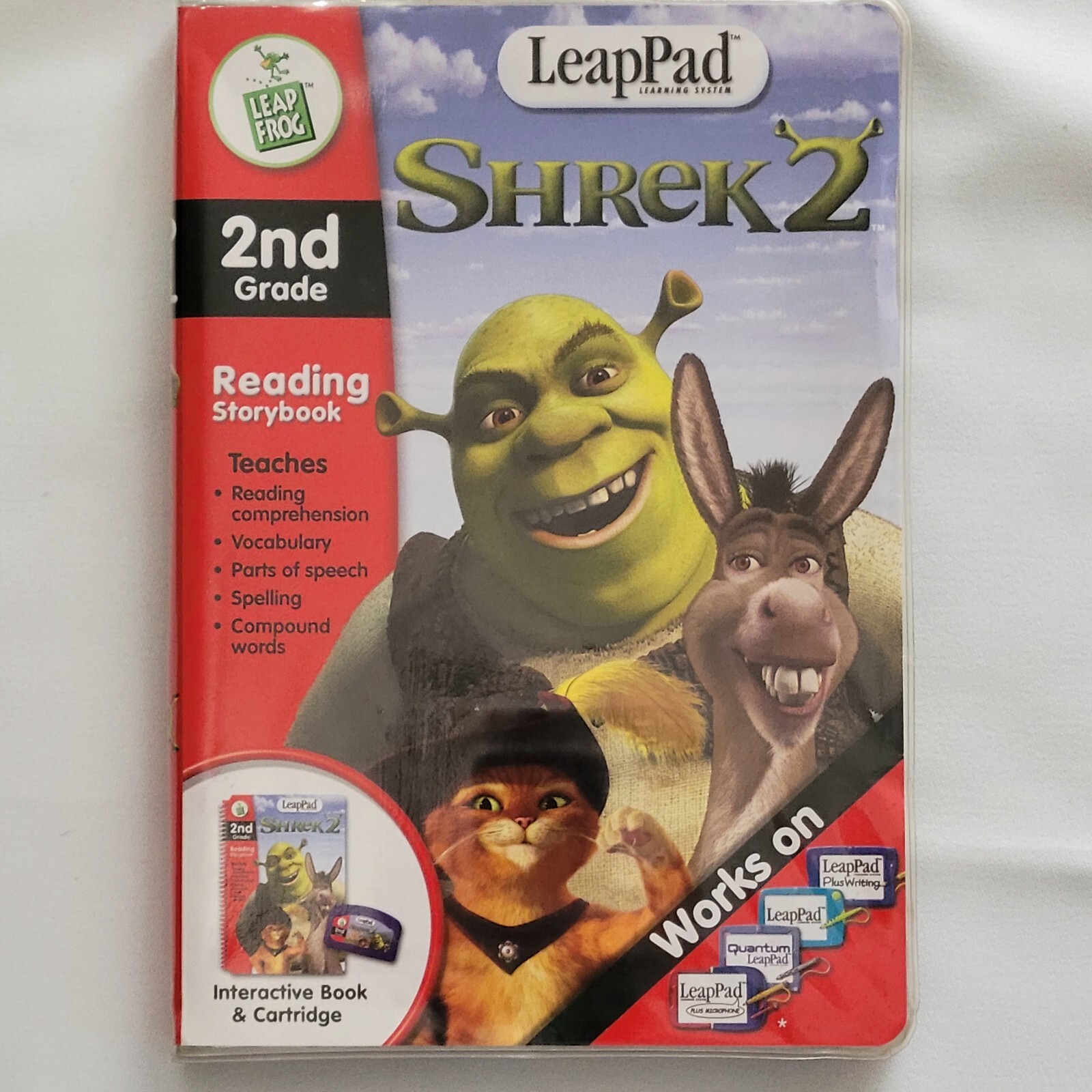 LeapPad New Unopened Shrek 2 & Stanley Suprise Safari Books w/ Cartridges