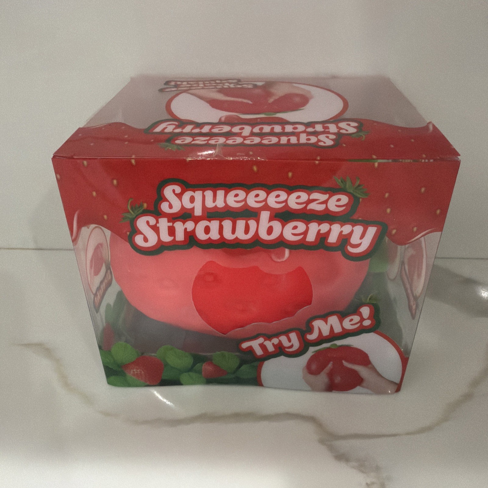 REAL VIRAL TOYMENDOUS Strawberry SunnyDays Squishy Large Stress Relief Toy NEW!