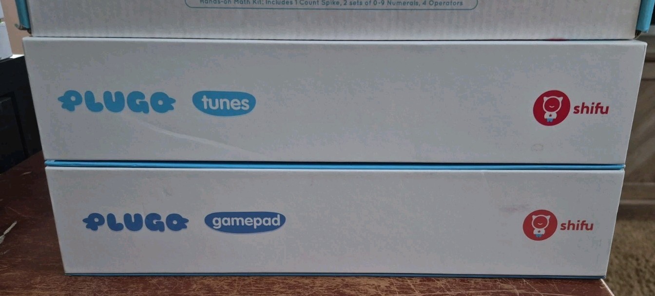 Shifu Plugo Lot Of 2 Game Pads, Plugo Tunes & Plugo Count – Complete Learning