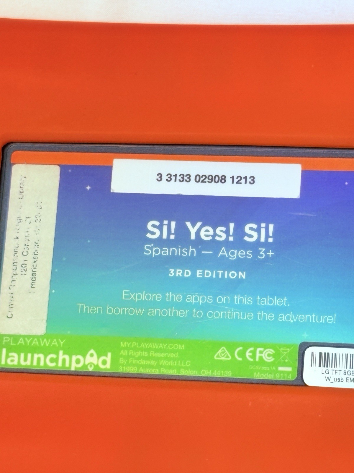 Lot- 12 Playaway Launchpad Kids Tablets w/ 1 Charger Adapter (Ages 3+)