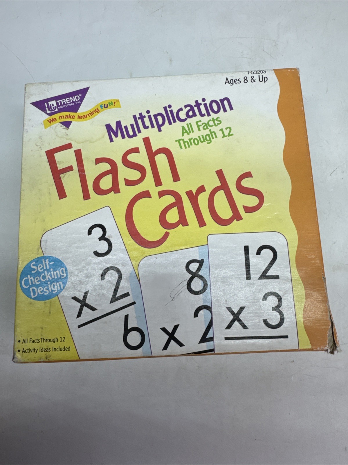 Multiplication Flash Cards Learning Math Mathematics Skills Trend Learning Card