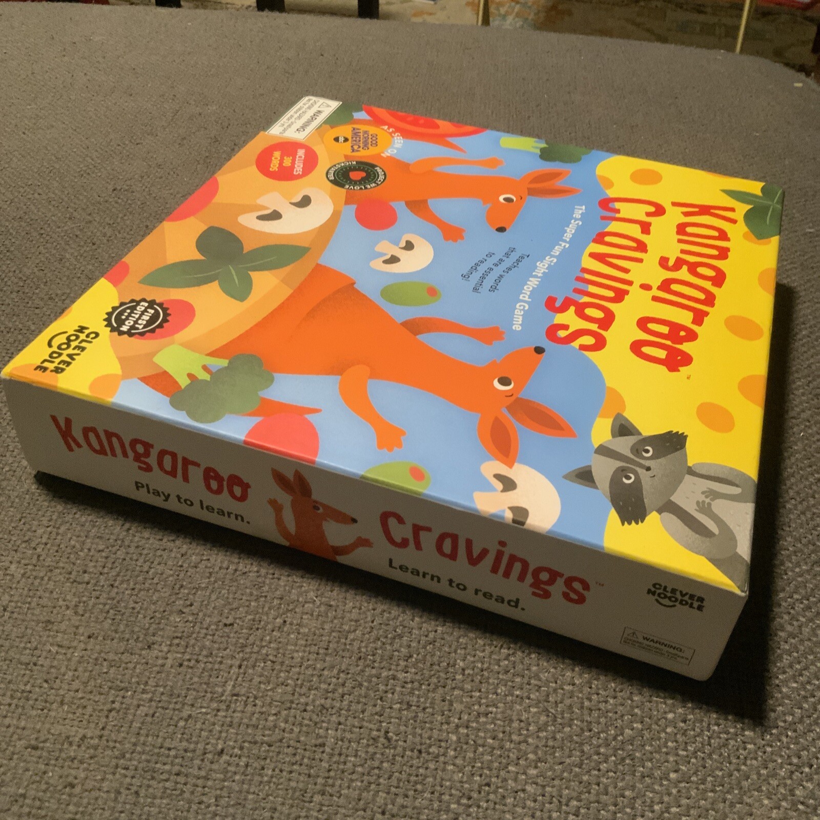Kangaroo Cravings 300 High-Frequency Sight Words Game – Wrapped Unpunched Pieces