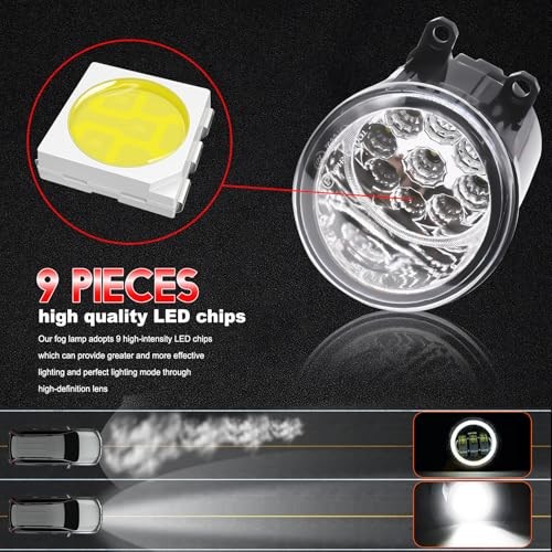 Fog Lights 3.5 inch OEM 19597300 For LEXUS RX350 RX450H 2010 2011-2013 Front