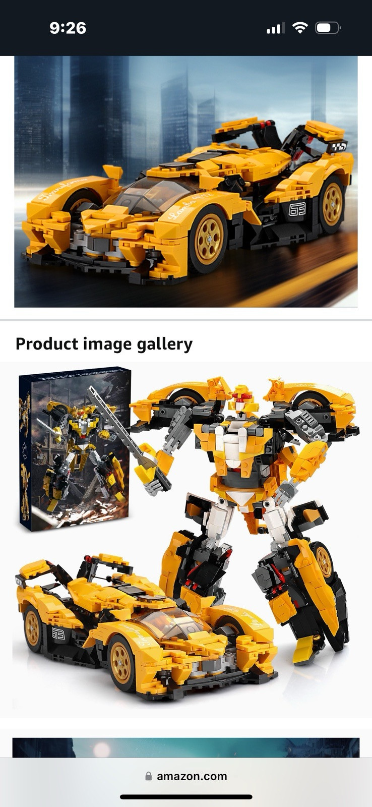Sillbird Transforming Robot Building Toy Sets for Adults or Kids Aged 8-16