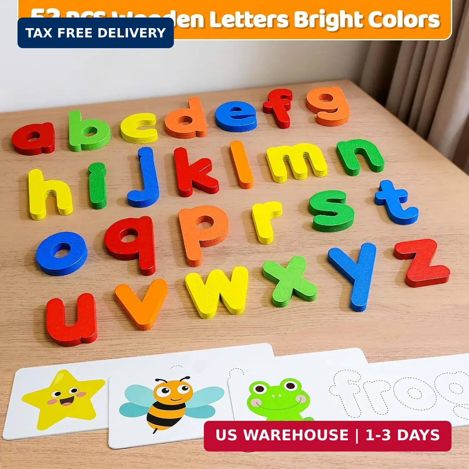 BEESTECH Alphabet ABC Learning Educational Toys for 3 4 5 Years Old Boys Girls,