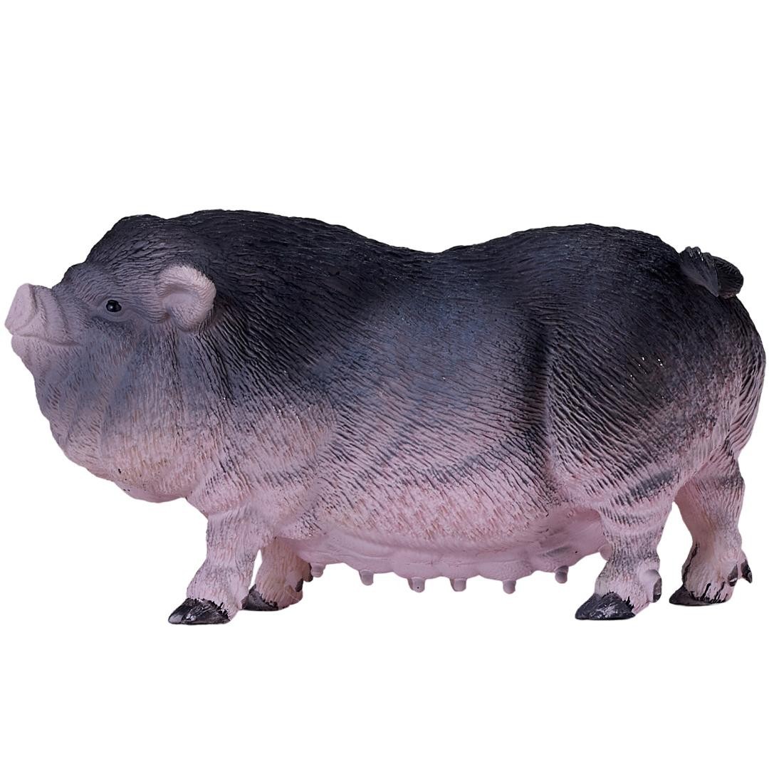 Pot Bellied Pig Figurine – Hand Painted Farm Animal Toy Figure – Mojo 381079
