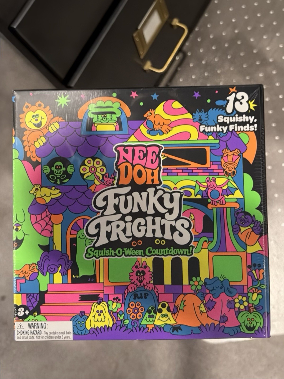 🔥👻 2026 NEW NeeDoh Funky Frights Squish-O-Ween Halloween Advent Calendar. 👻🔥