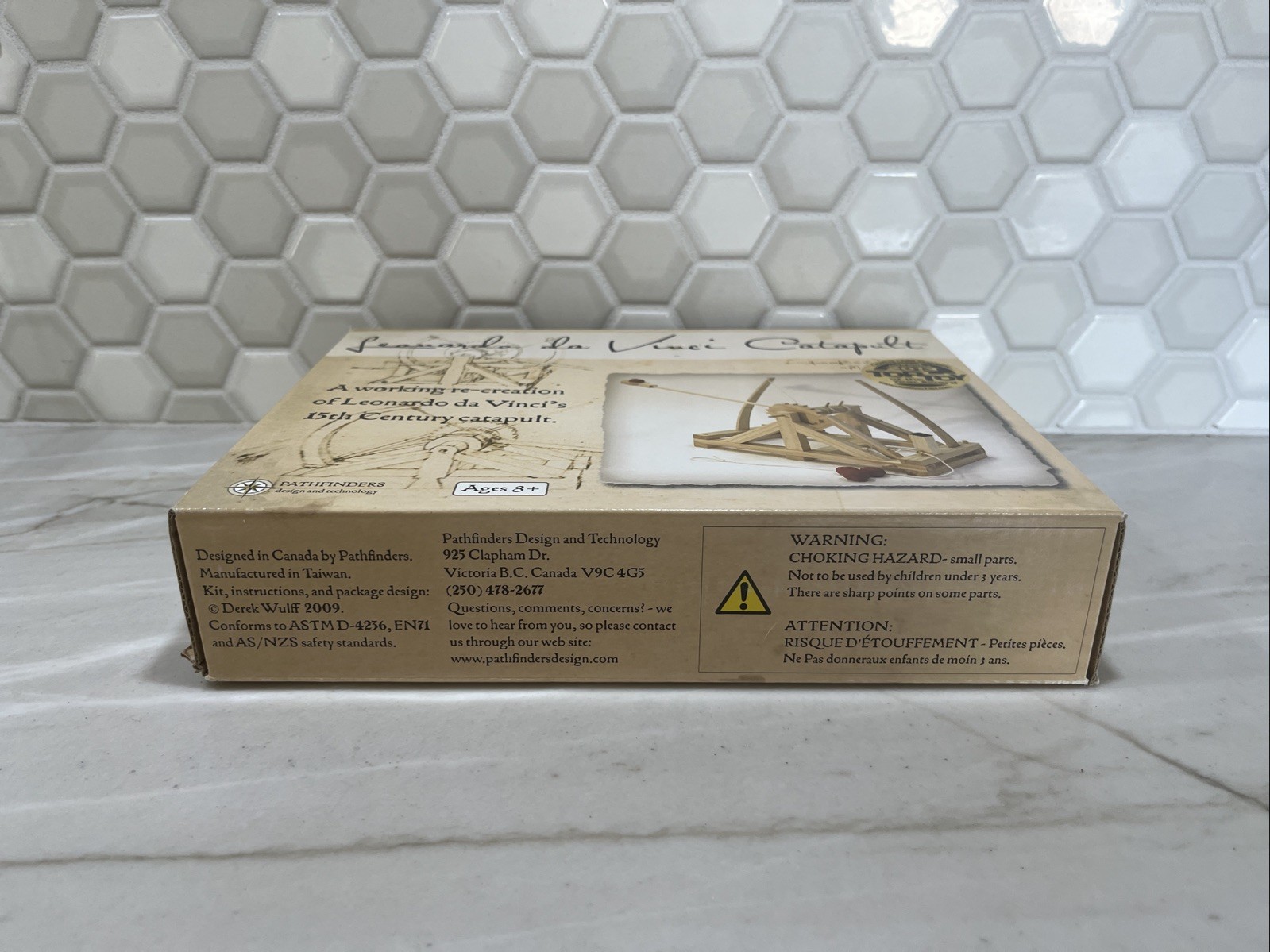 PATHFINDERS STEM kit Leonardo Da Vinci Catapult kit Trebuchet Engineering New