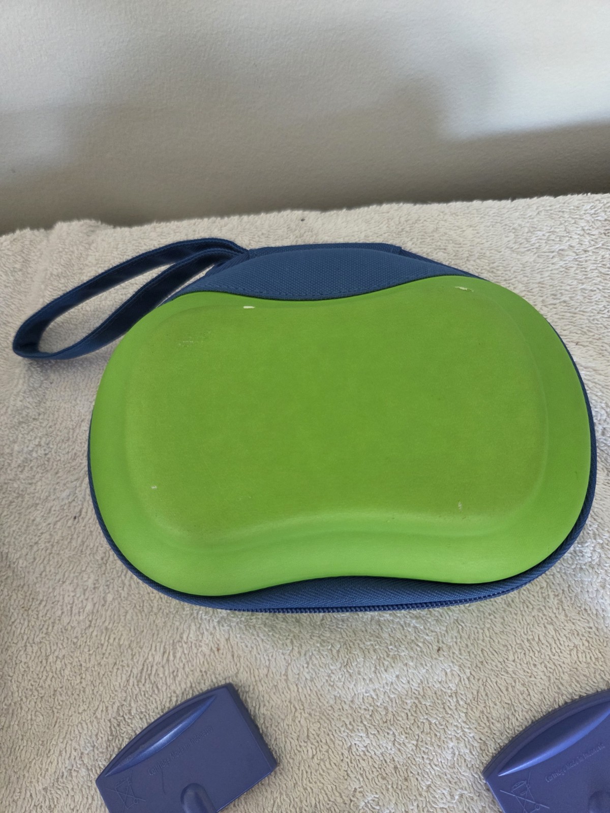 Leapster2 Handheld Learning Game System Green Blue Untested With 7 Games