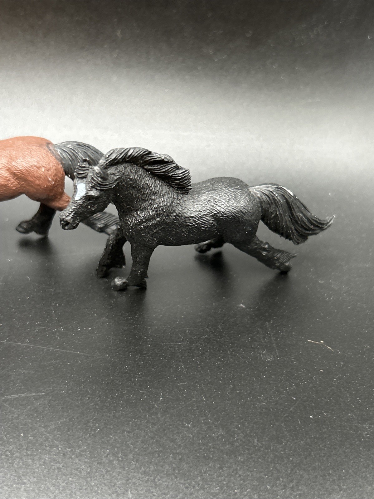 Safari LTD 2” mini horse Lot 6 Animal Figurine farm toy figure 1990s