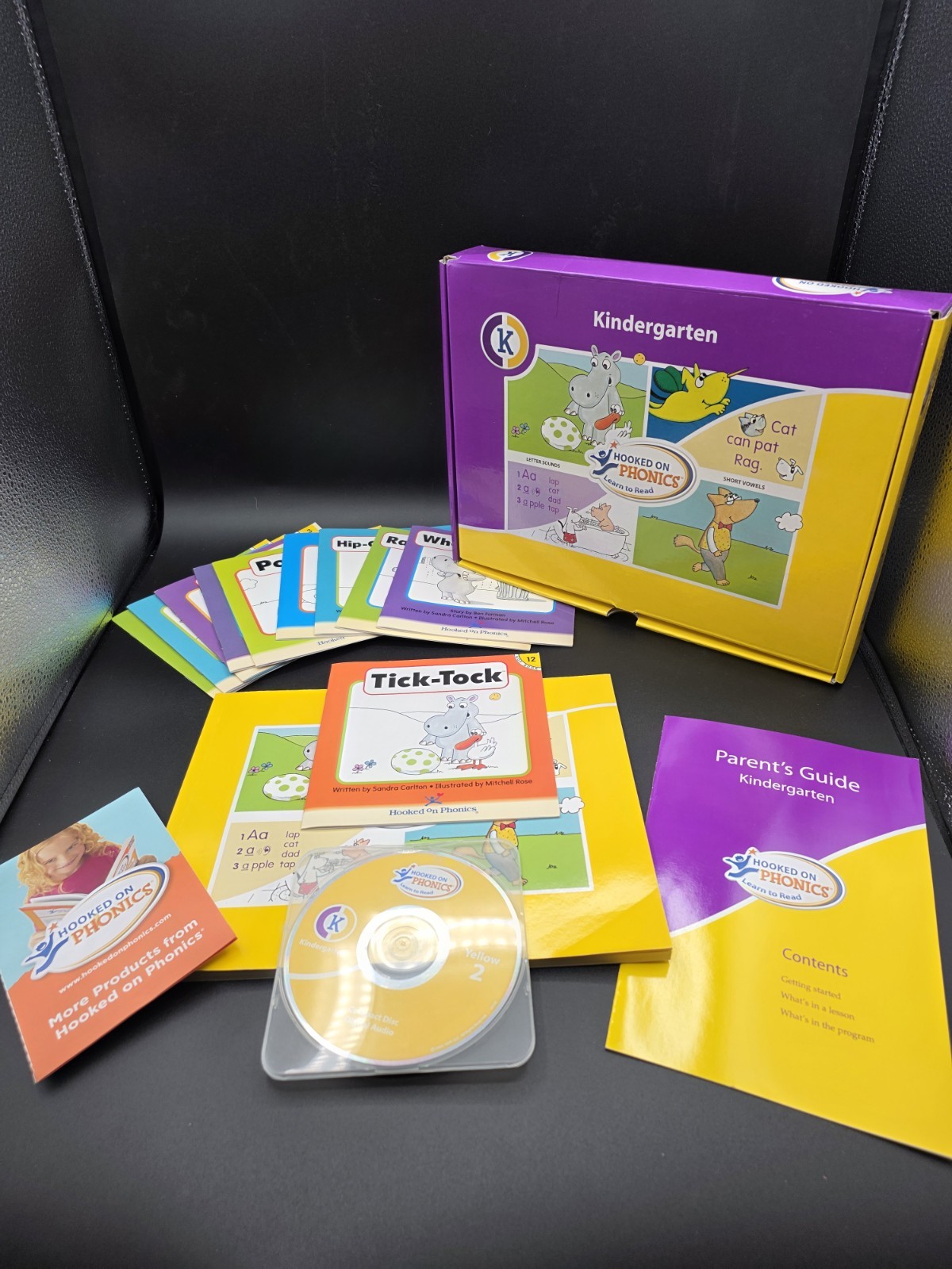 HOOKED ON PHONICS Learn To Read K To 1st GRADE EDITION 4-7 Years 2007 For Parts
