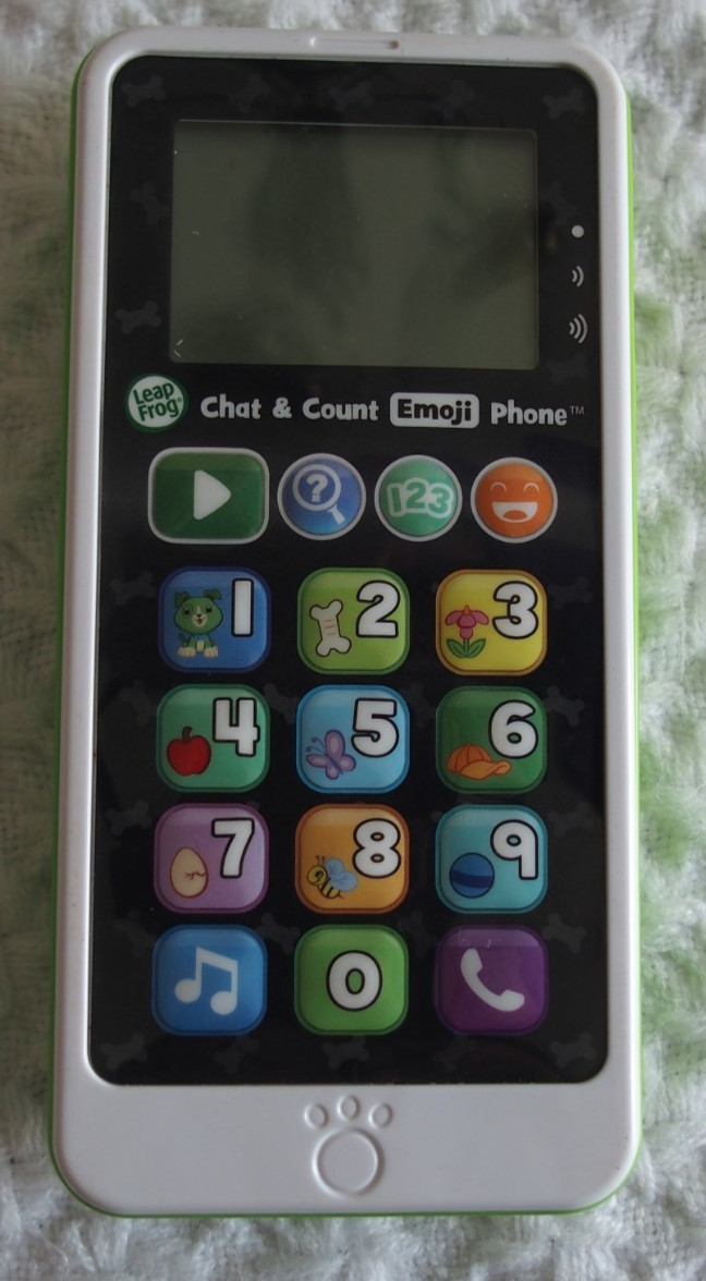 LeapFrog Chat & Count Emoji Toy Smart Phone Fun Learning Educational Leap Frog