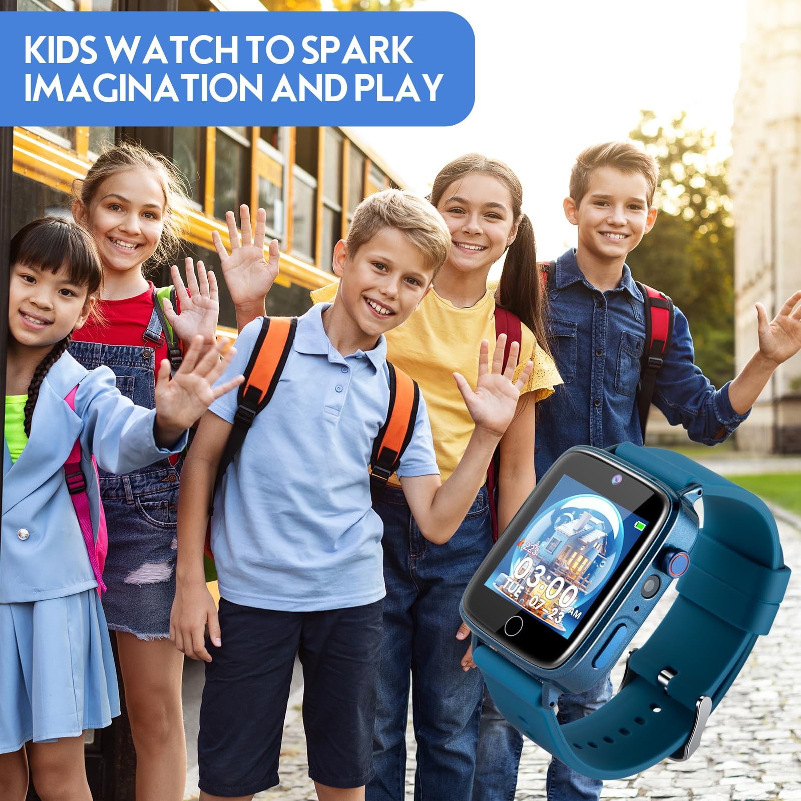 Watch Boys with Alarm Clock, Watch for Toys for 8-12 Years Old with Learn Car…