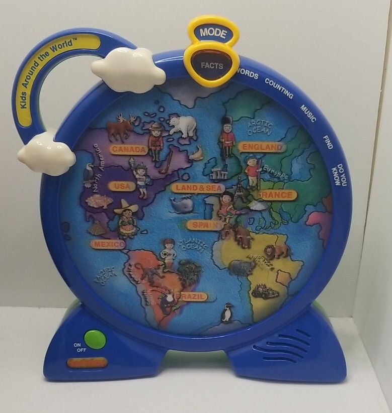 Fisher-Price Mattel Kids Around The World 2 Sided Lenticular See’nSay Elec. (A6)