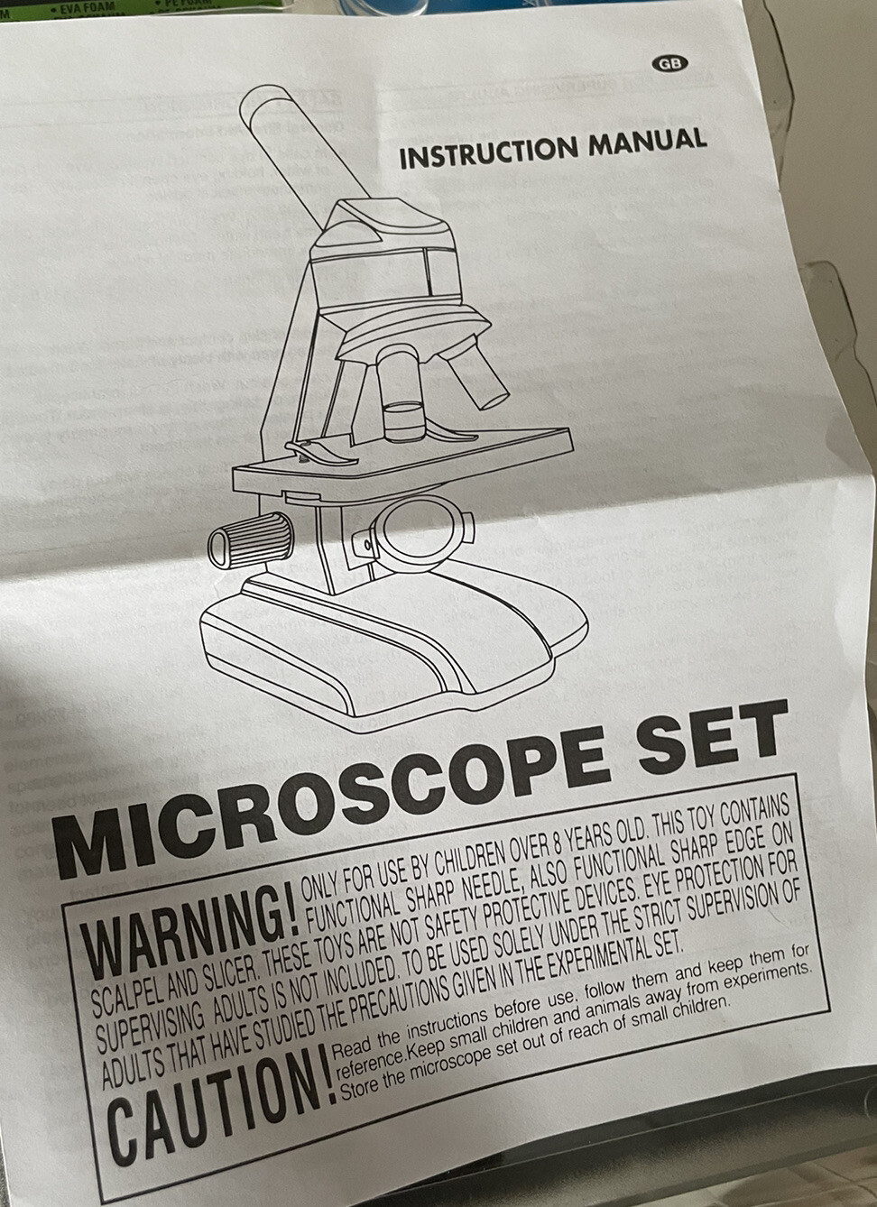 VINTAGE 1967 Science Tech 450X UNIVERSITY MICROSCOPE MYGES Eyepiece 10X-15X zoom