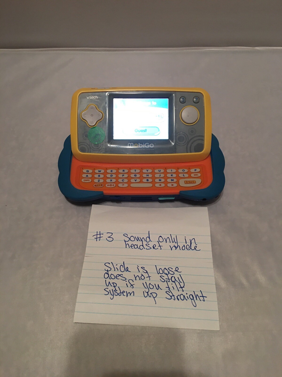 VTech MobiGo Touch Learning System Youth Educational #3 READ important