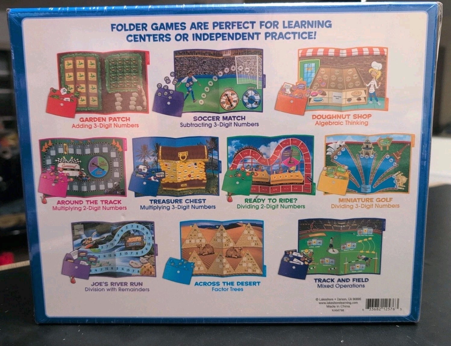 Lakeshore Learning Math Games, Operations & Algebraic Thinking Grades 4-5 ~New~