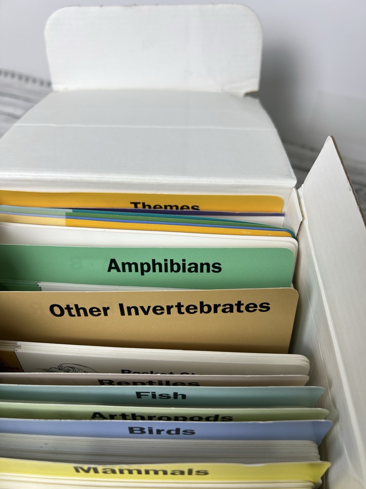 Grolier Wildlife Adventure Cards Box Animals Educational Homeschool 1990s