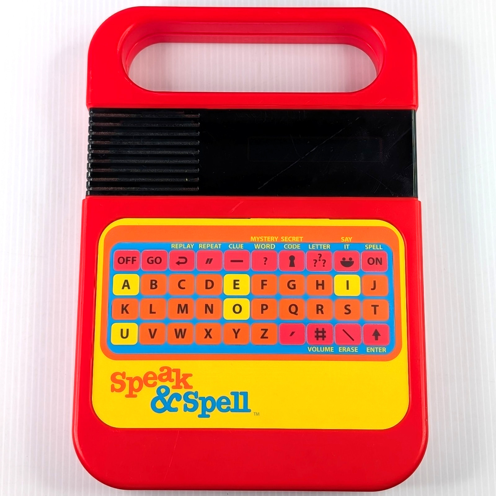 Texas Instruments Speak and Spell Educational Toy Homeschool TESTED WORKING