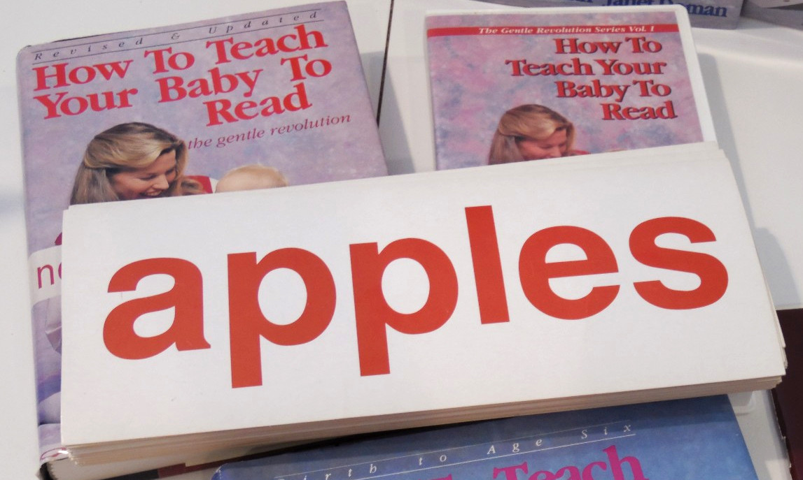 How To Teach Your Baby MATH READING KNOWLEDGE PHYSICALLY Glenn Doman Books Cards