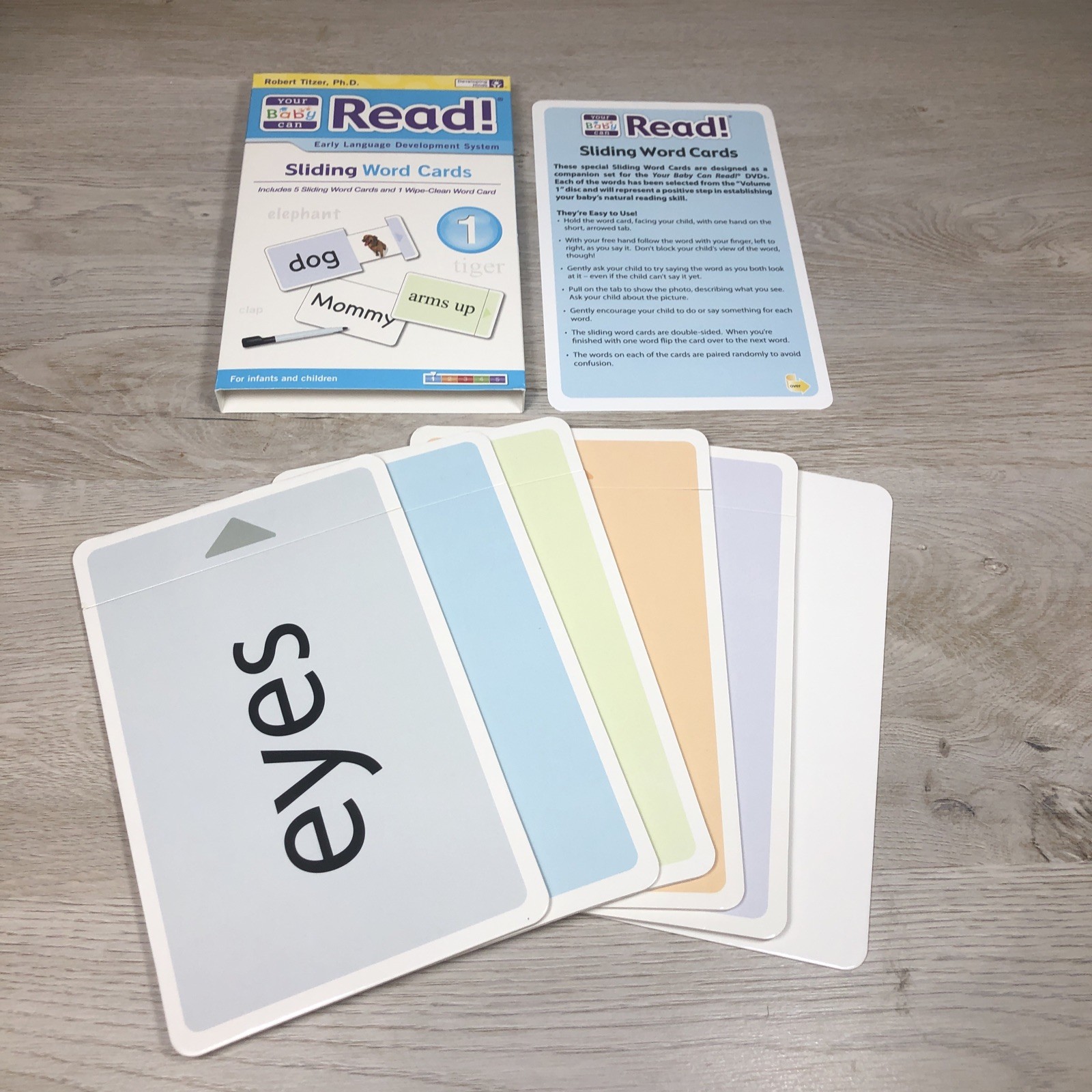 YOUR BABY CAN READ Robert Titzer Early Language Development System+Bonus Books
