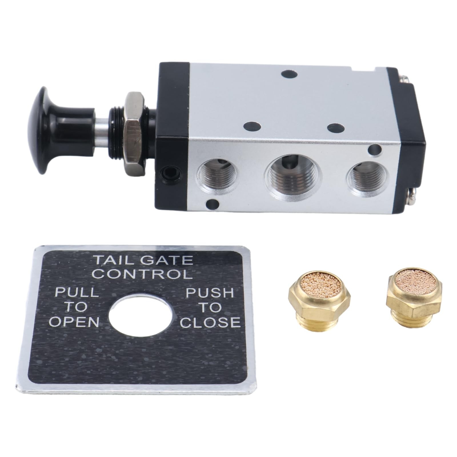 Air Valve 4 Way 2 Position Manual Dump Truck Tailgate Valve BAV010 Compatible