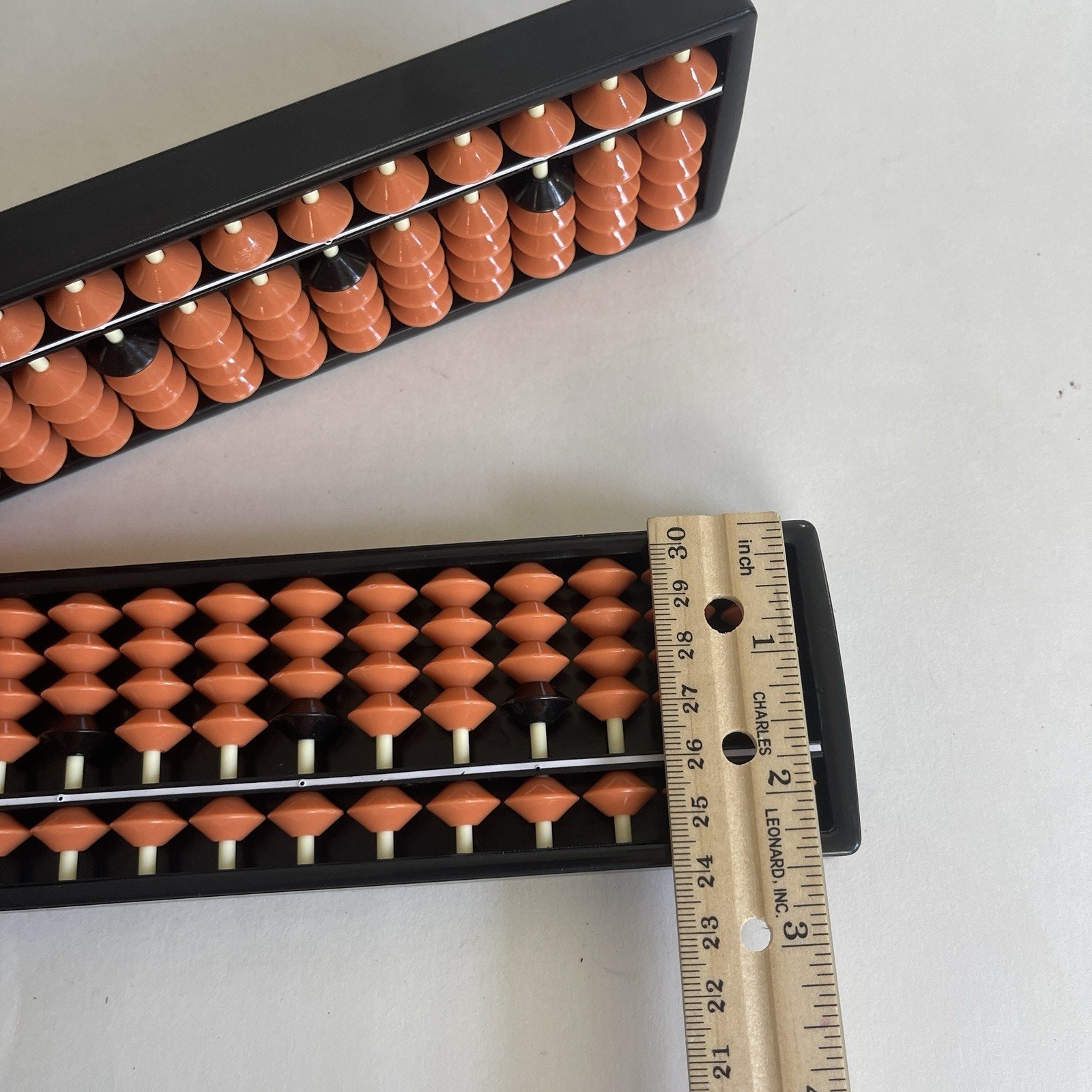 2-pack Abacus Soroban Chinese Japanese Counting Tools 15 Digit Rods Standard