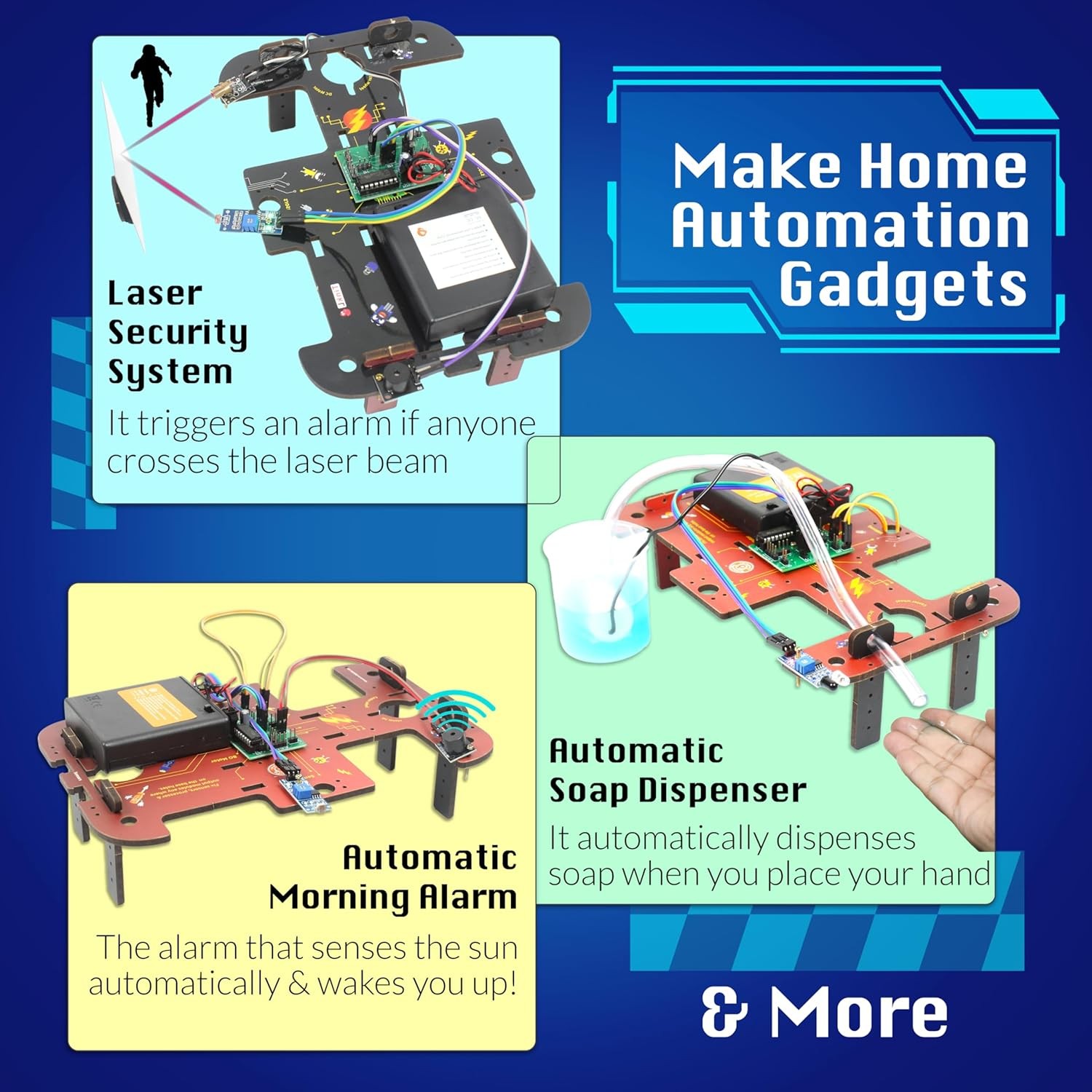 STEM Robotics Kit for Kids 8-14 | 10 Projects for Electronics & Engineering