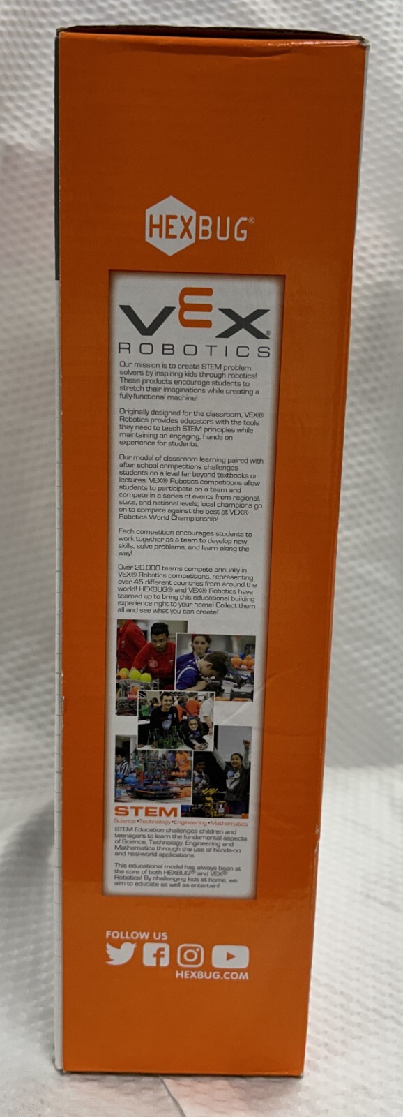 HEX BUG VEX Robotics Backhoe STEM Starter Over 200 Pieces, Ages 8 and Up