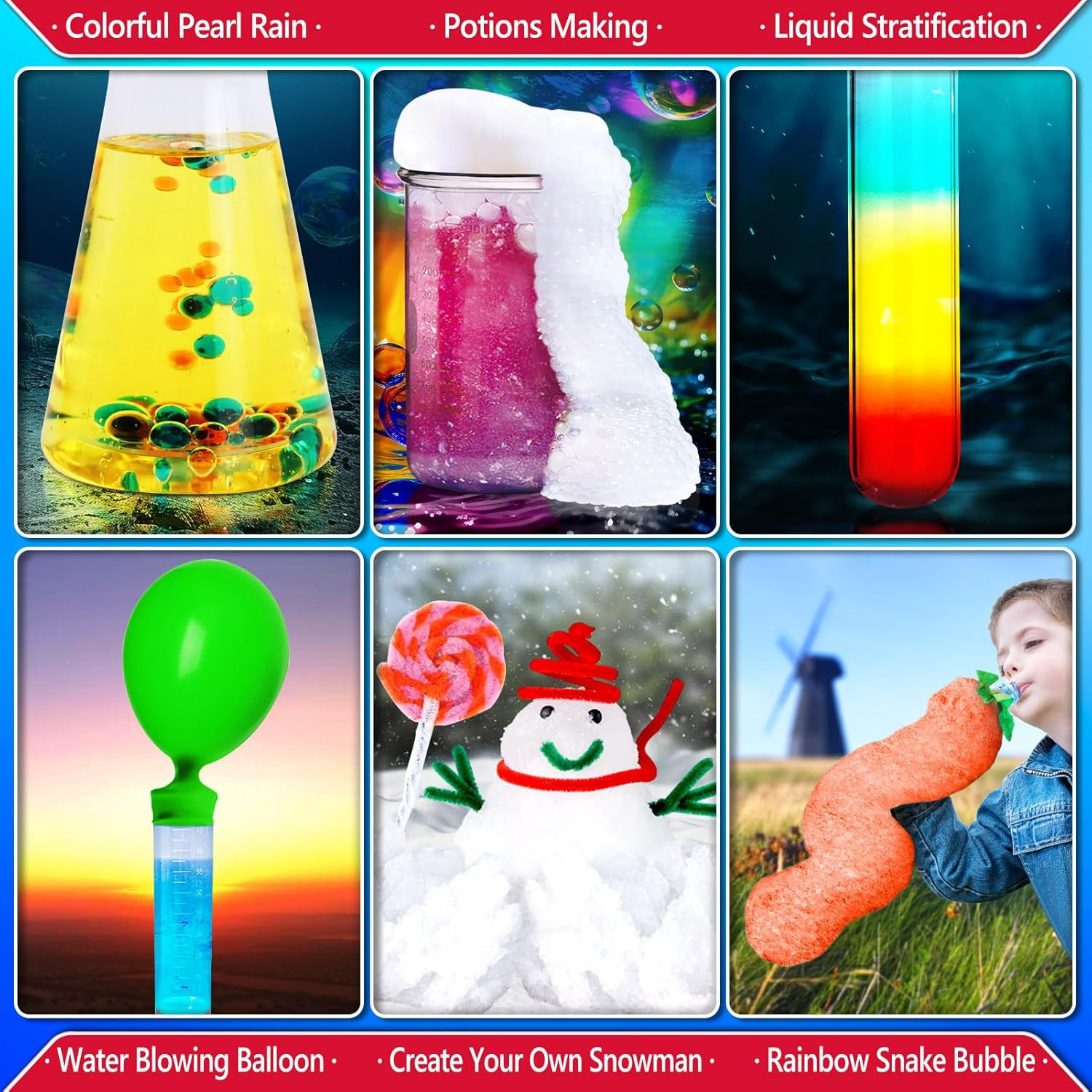 UNGLINGA 210 Experiments Science Kit for Kids, Boys Girls Birthday Toys Gifts Id