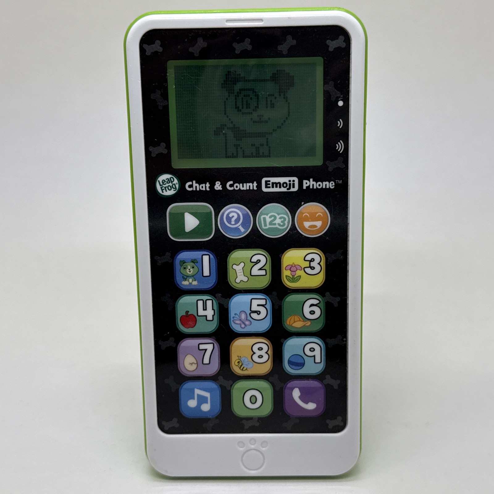 LeapFrog Chat and Count Emoji Phone – Green – Fun Learning for Kids Smart Phone