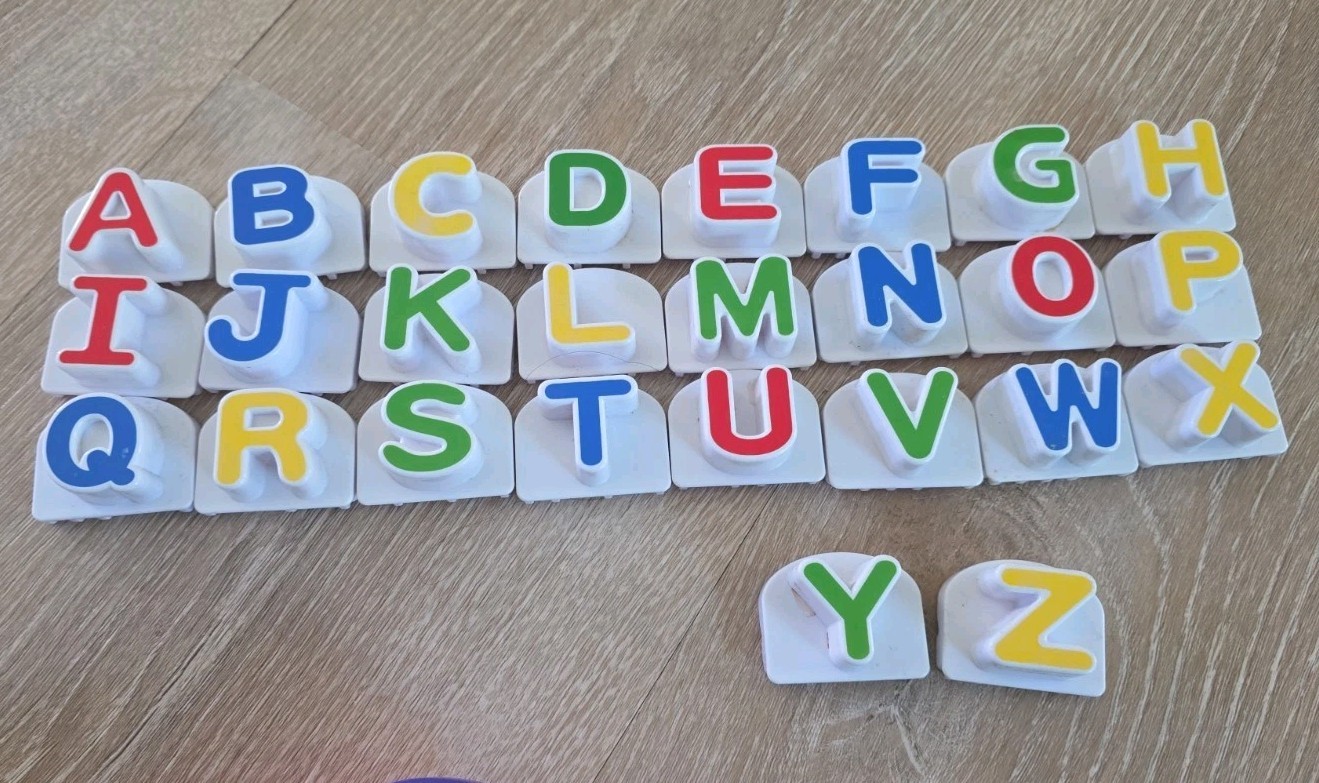 Leap Frog Fridge Phonics Magnetic Alphabet ABC School Bus Pink