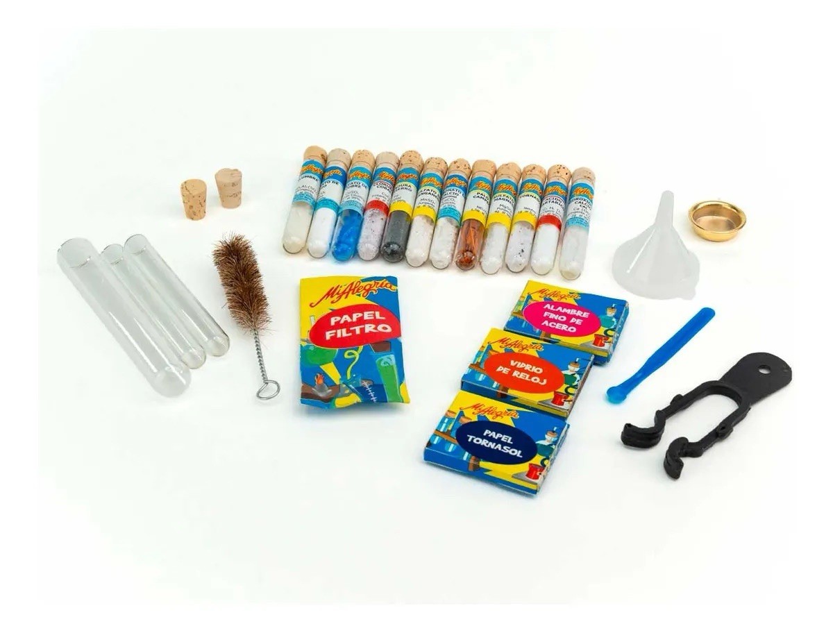 Mexican Toy Juego De Quimica Chemistry Set 56 Experiments Made In Mexico
