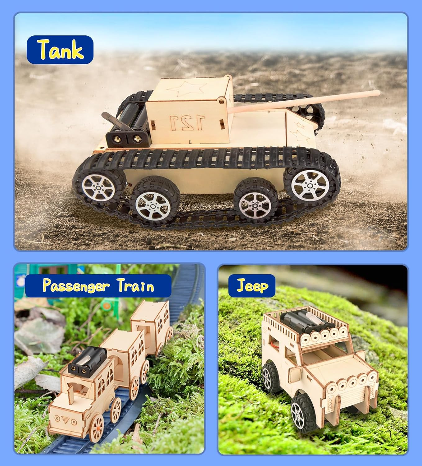 6-In-1 STEM Kits for Kids Age 8-12, Educational STEM Toys for Boys and Girls, Wo